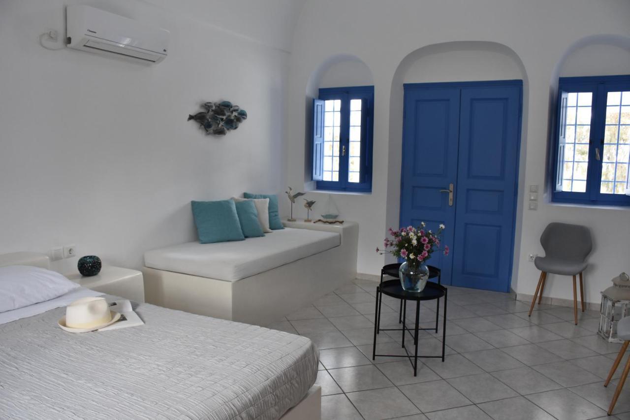 Spacious Veranda, House For 3, In The Village. Kamari  Ngoại thất bức ảnh
